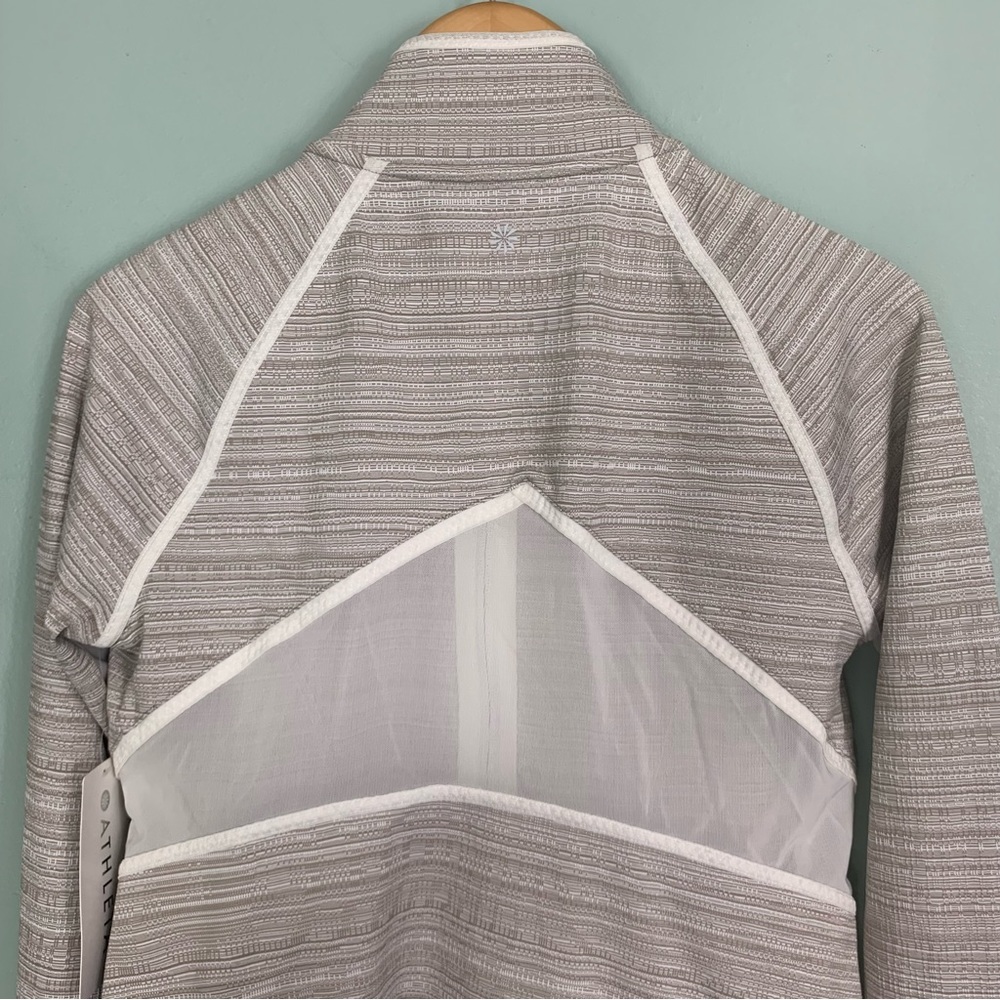 Athleta Elation Jacket Qual Medium 291952 Powervita Cream - Picture 9 of 10